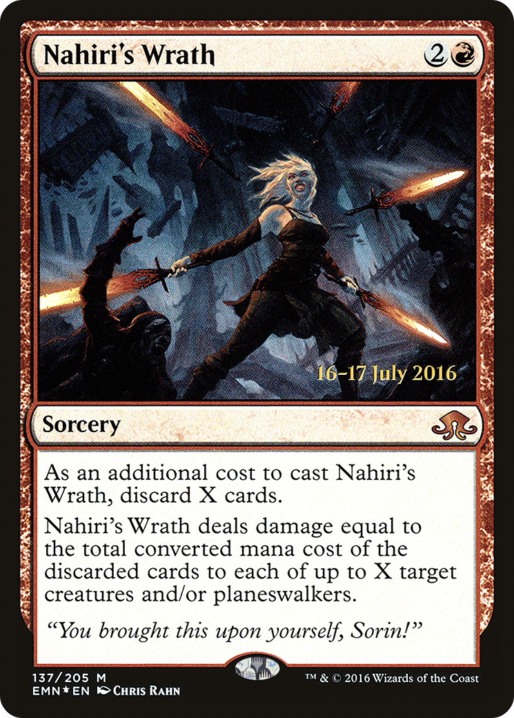 Nahiri's Wrath (Prerelease) [Eldritch Moon Promos]-1