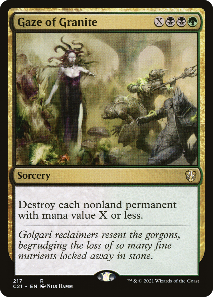 Gaze of Granite [Commander 2021]-1