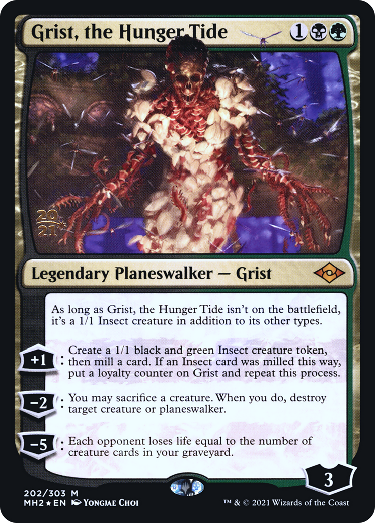 Grist, the Hunger Tide [Modern Horizons 2 Prerelease Promos]-1