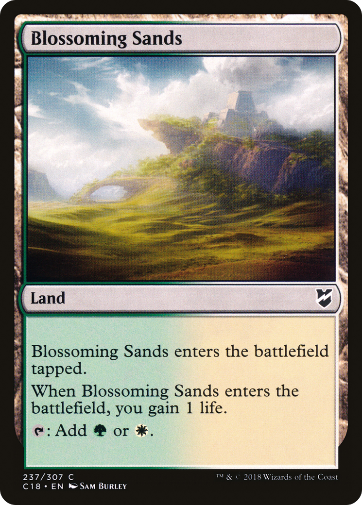 Blossoming Sands [Commander 2018]-1