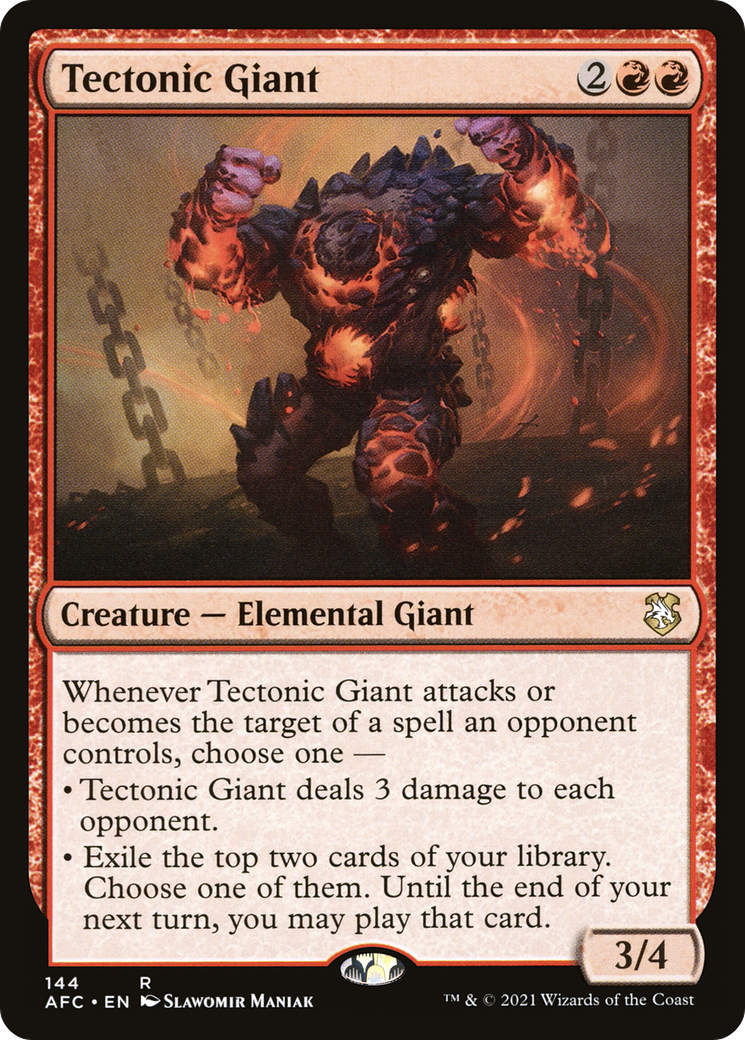 Tectonic Giant [Dungeons & Dragons: Adventures in the Forgotten Realms Commander]-1