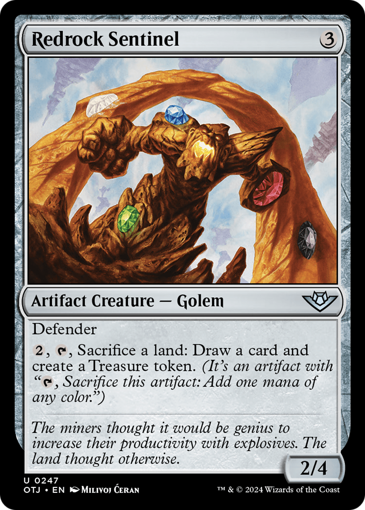 Redrock Sentinel [Outlaws of Thunder Junction]-1