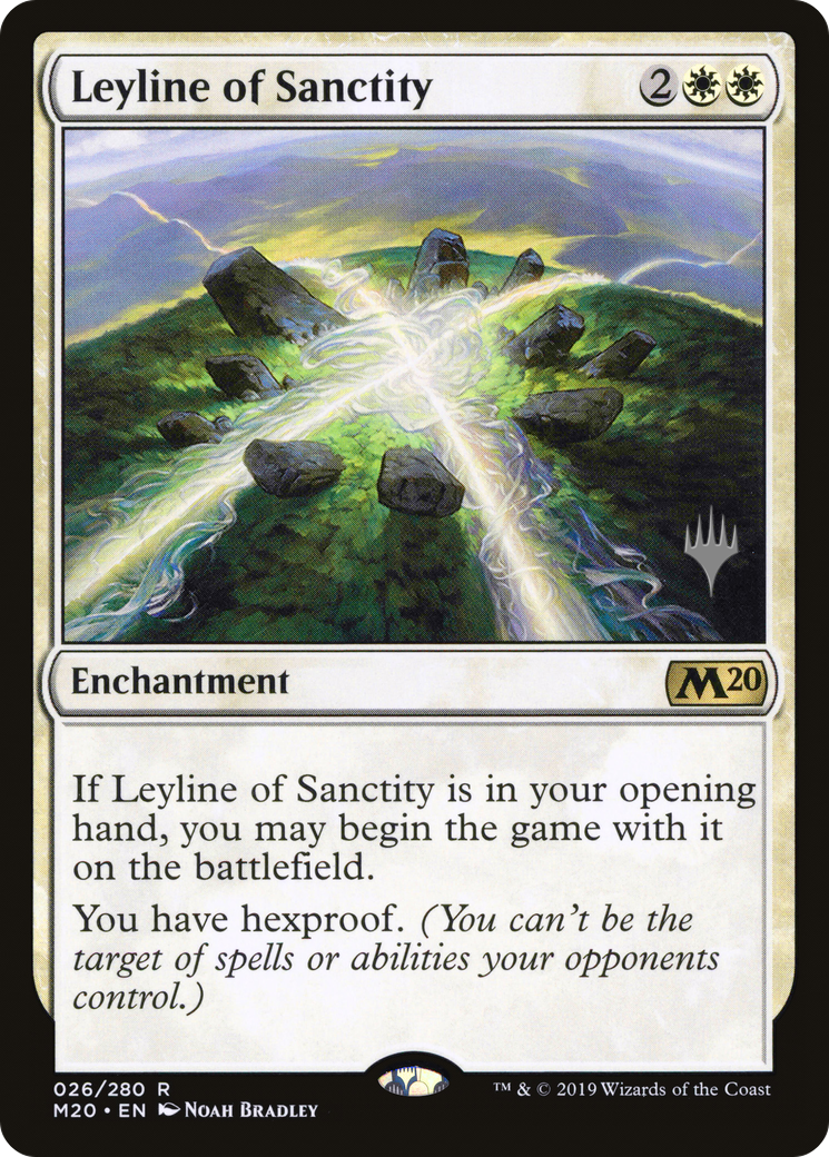 Leyline of Sanctity (Promo Pack) [Core Set 2020 Promos]-1