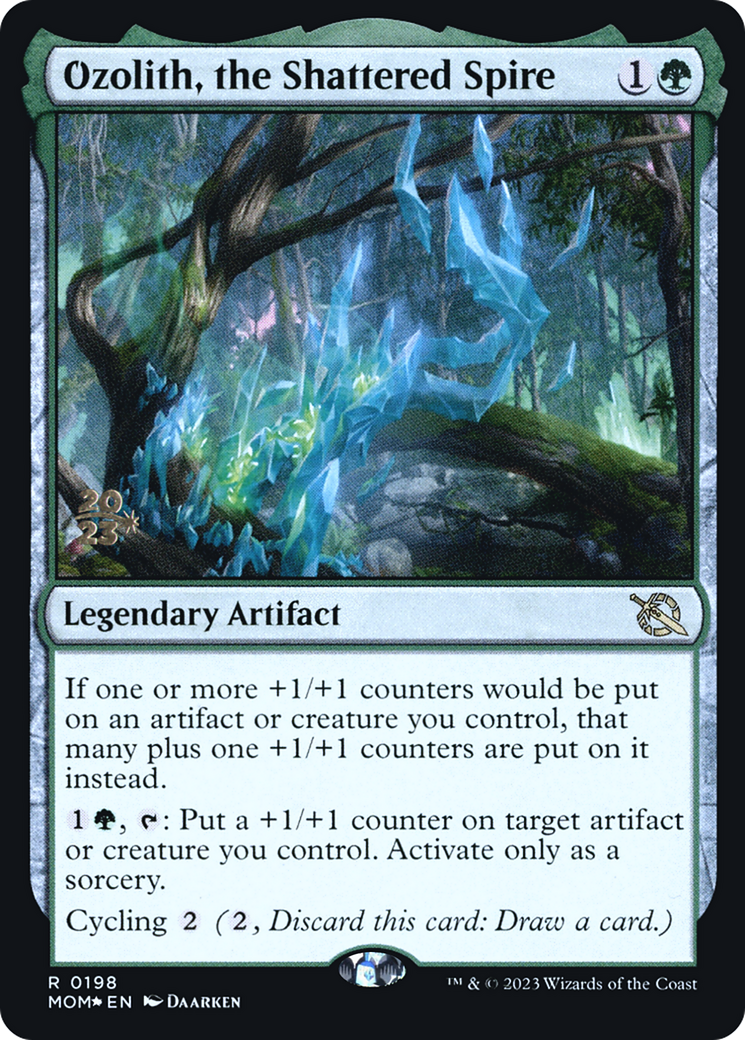 Ozolith, the Shattered Spire [March of the Machine Prerelease Promos]-1