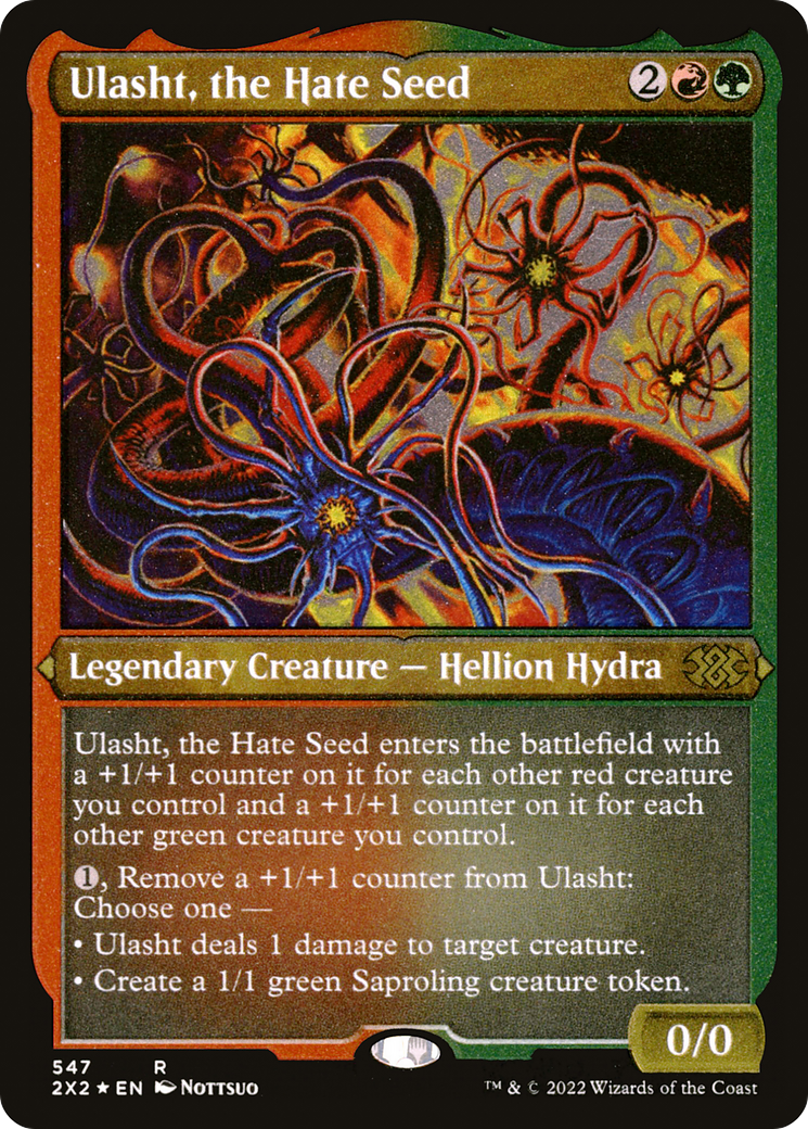 Ulasht, the Hate Seed (Foil Etched) (2X2-547) - Double Masters 2022 Foil-1