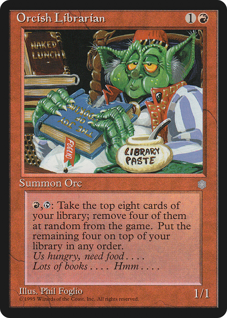 Orcish Librarian [Ice Age]-1