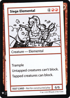 Siege Elemental [Mystery Booster Playtest Cards]-1