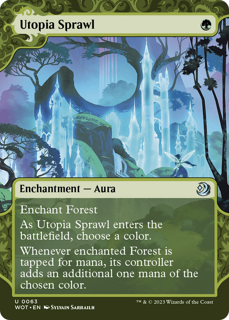 Utopia Sprawl (WOT-063) - Wilds of Eldraine: Enchanting Tales: (Showcase) (Borderless)-1