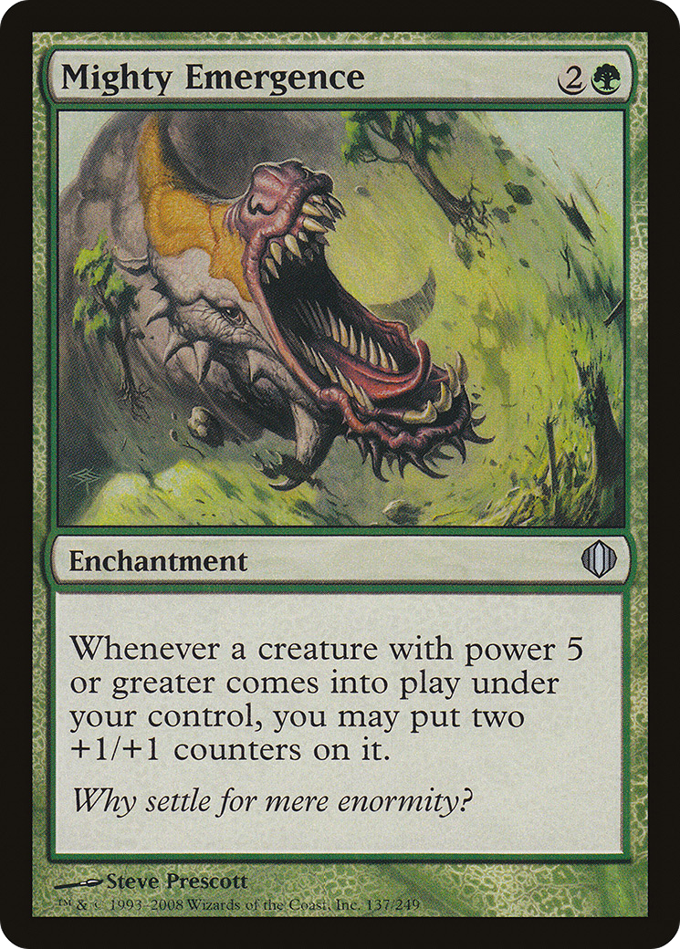 Mighty Emergence [Shards of Alara]-1