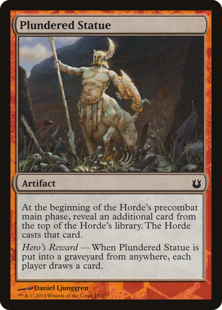 Plundered Statue [Born of the Gods Battle the Horde]-1