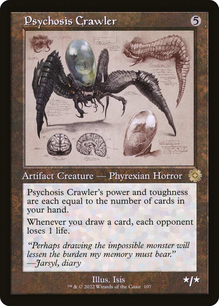 Psychosis Crawler (Retro Schematic) [The Brothers' War Retro Artifacts]-1
