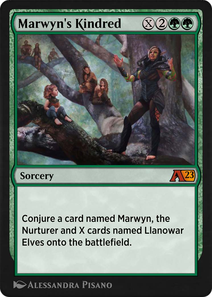 Marwyn's Kindred (YDMU-016) - Alchemy: Dominaria-1