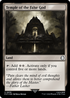 Temple of the False God (Surge Foil) [Fallout]-1