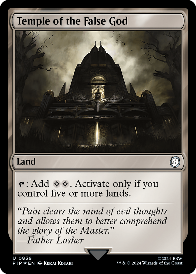 Temple of the False God (Surge Foil) [Fallout]-1