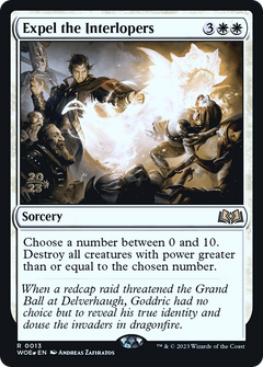Expel the Interlopers [Wilds of Eldraine Prerelease Promos]-1