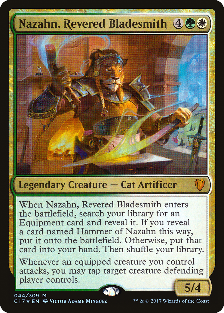 Nazahn, Revered Bladesmith [Commander 2017]-1