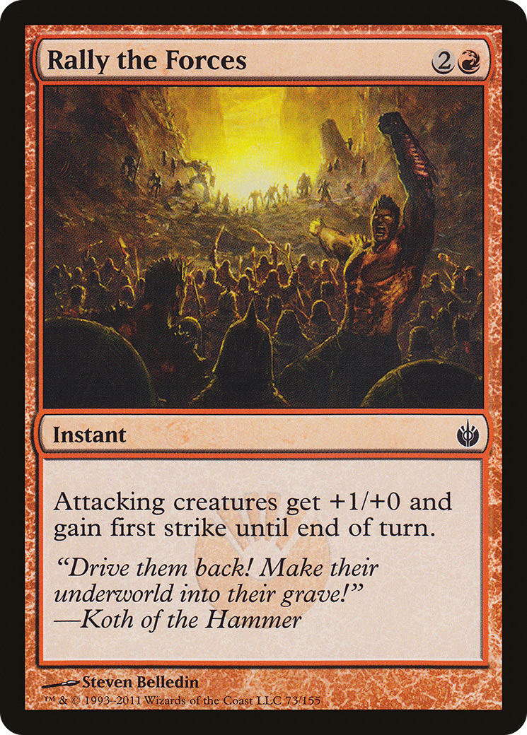 Rally the Forces [Mirrodin Besieged]-1