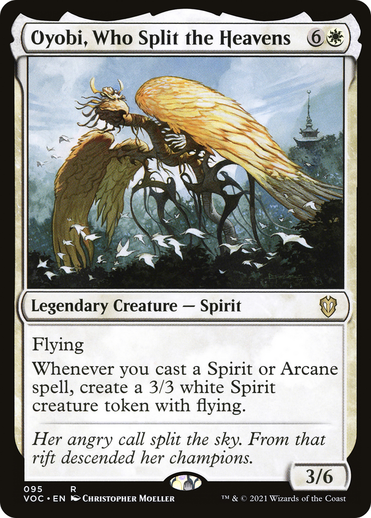 Oyobi, Who Split the Heavens [Innistrad: Crimson Vow Commander]-1