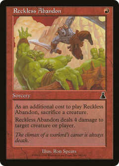 Reckless Abandon [Urza's Destiny]-1