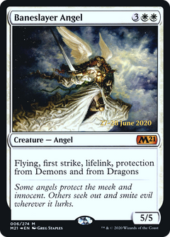 Baneslayer Angel [Core Set 2021 Prerelease Promos]-1