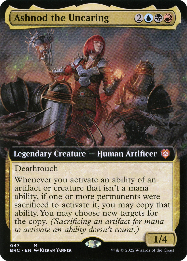 Ashnod the Uncaring (Extended Art) [The Brothers' War Commander]-1
