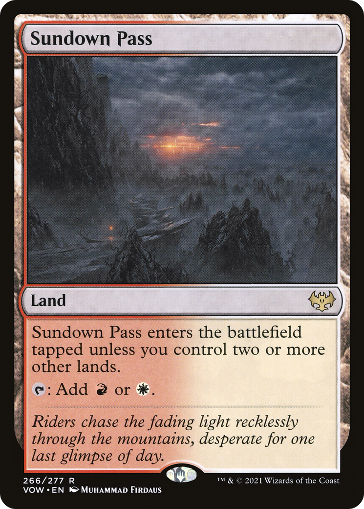 Sundown Pass [Innistrad: Crimson Vow]-1