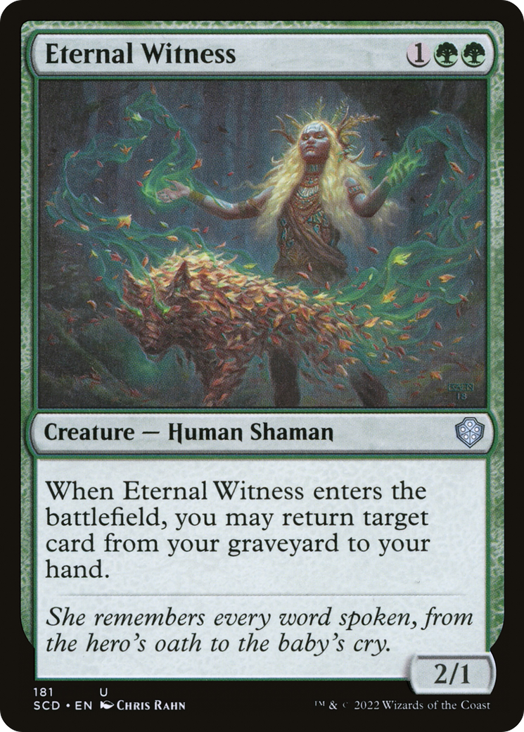 Eternal Witness [Starter Commander Decks]-1
