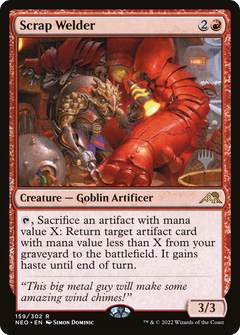 Scrap Welder (Promo Pack) [Kamigawa: Neon Dynasty Promos]-1