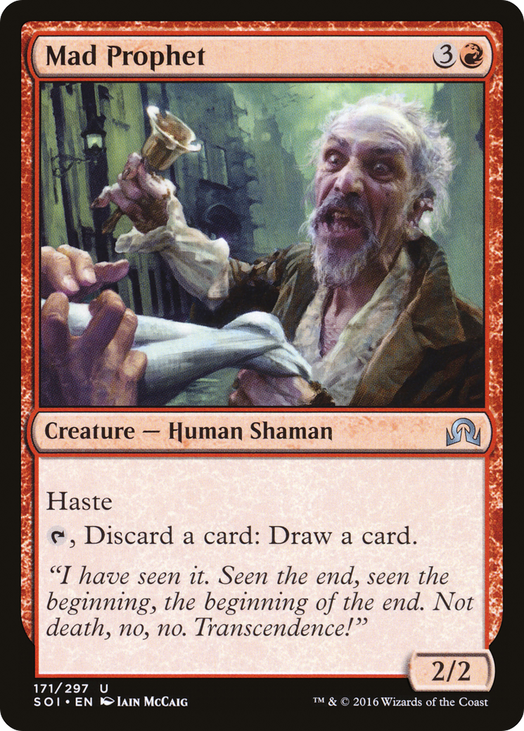 Mad Prophet [Shadows over Innistrad]-1
