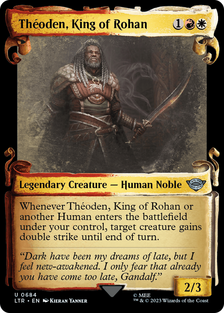 Theoden, King of Rohan [The Lord of the Rings: Tales of Middle-Earth Showcase Scrolls]-1