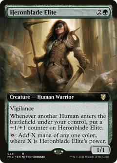 Heronblade Elite (Extended Art) [Innistrad: Midnight Hunt Commander]-1