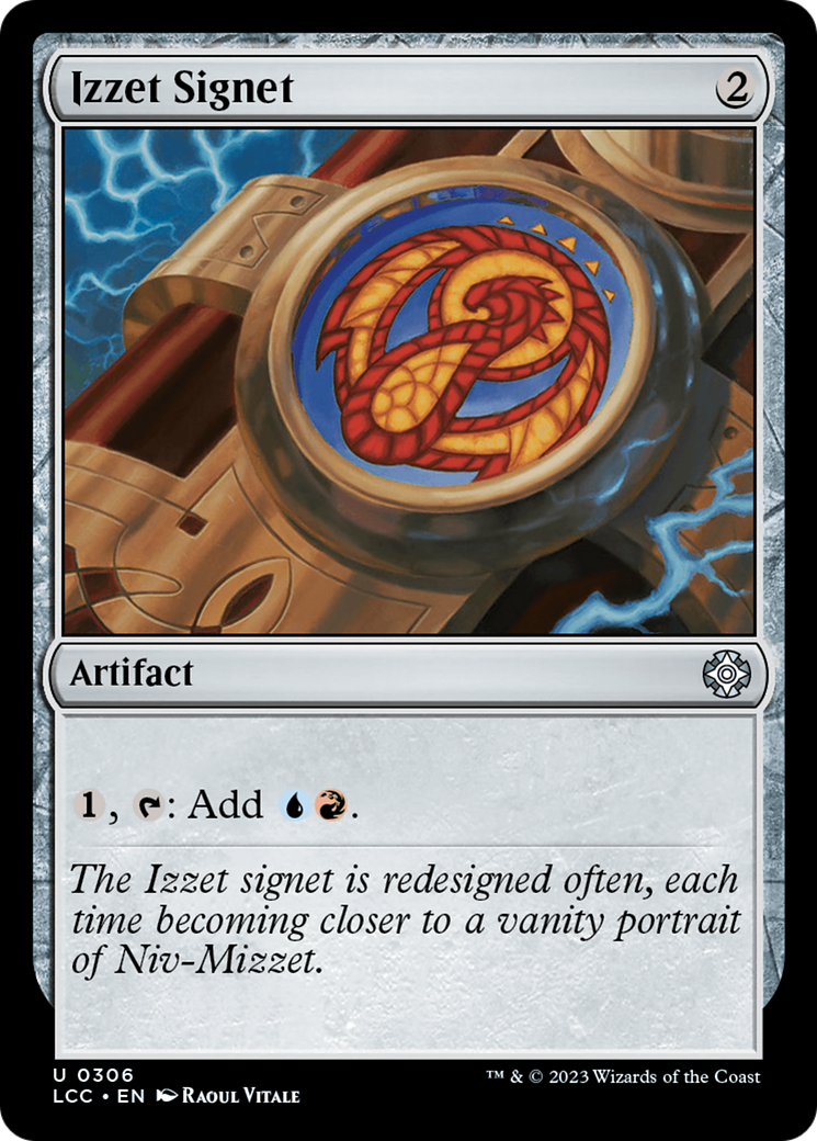 Izzet Signet [The Lost Caverns of Ixalan Commander]-1