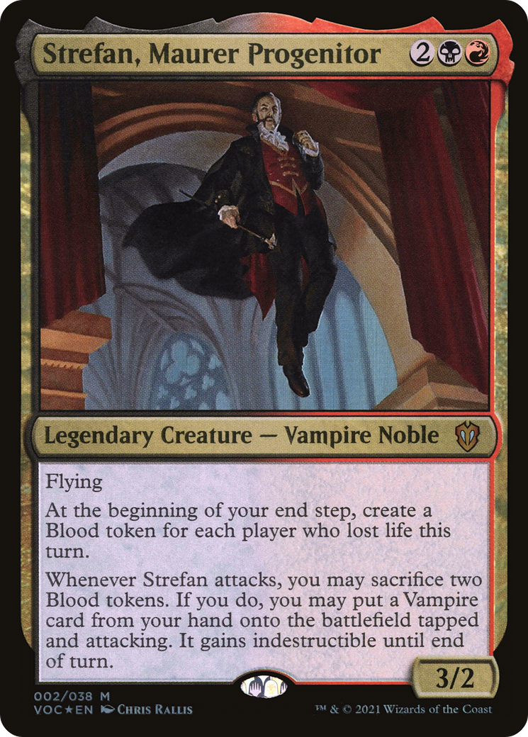 Strefan, Maurer Progenitor [Innistrad: Crimson Vow Commander]-1