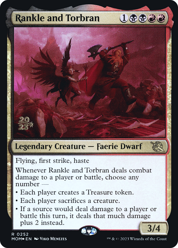 Rankle and Torbran [March of the Machine Prerelease Promos]-1