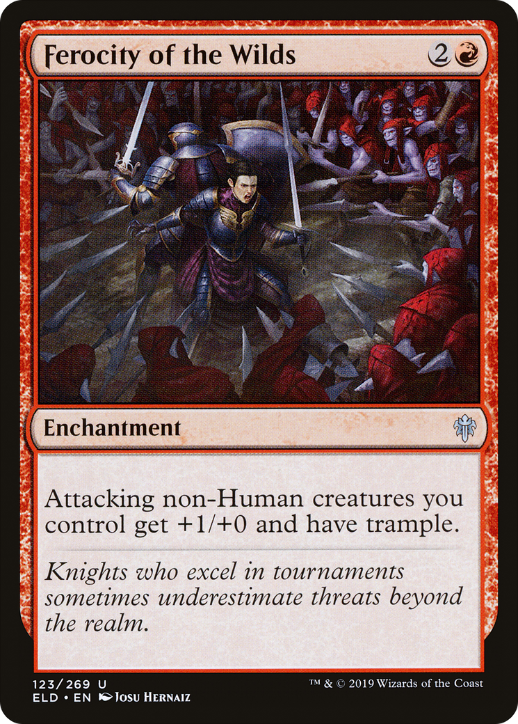 Ferocity of the Wilds [Throne of Eldraine]-1