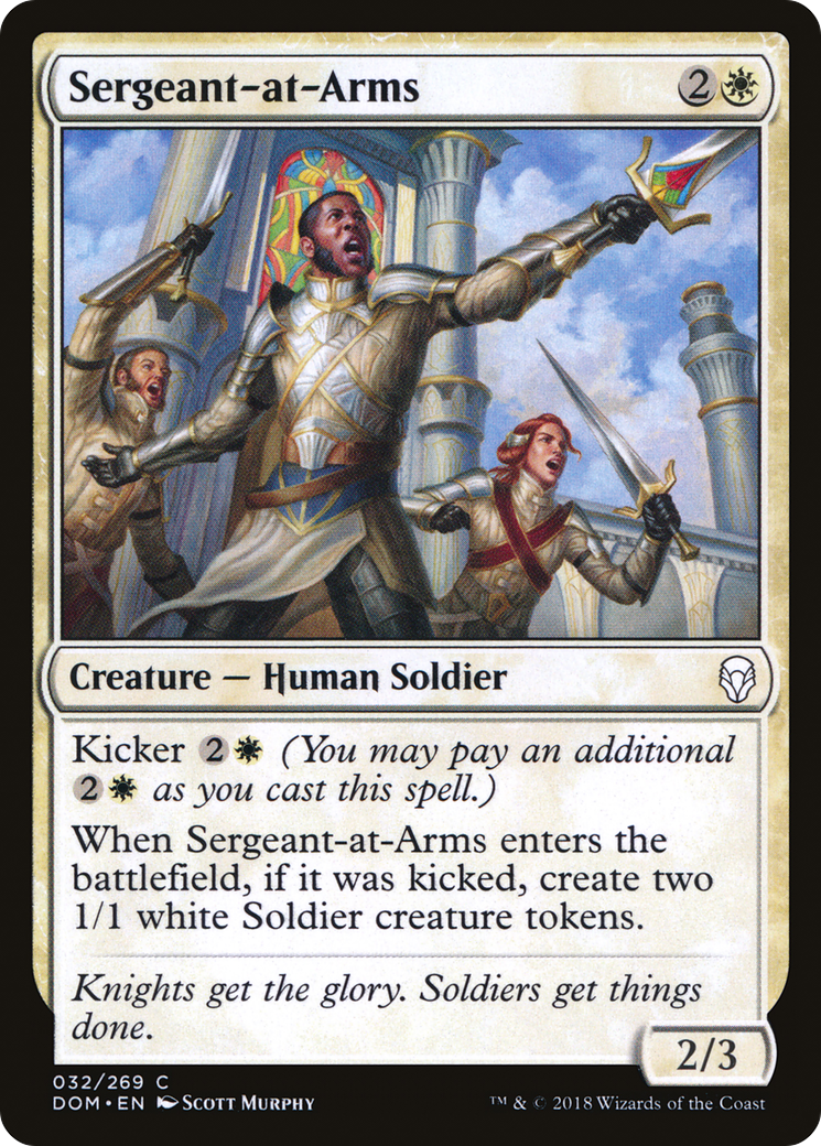 Sergeant-at-Arms [Dominaria]-1