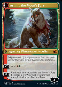 Arlinn, the Pack's Hope // Arlinn, the Moon's Fury [Innistrad: Midnight Hunt]-2