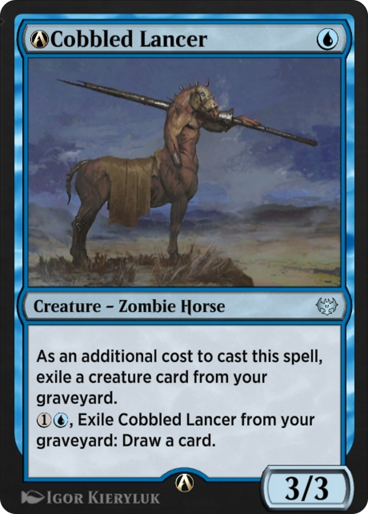 A-Cobbled Lancer (VOW-A-52) - Innistrad: Crimson Vow-1
