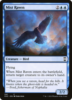 Mist Raven [Kaldheim Commander]-1
