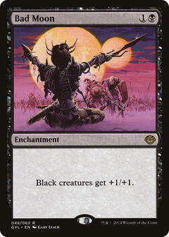Bad Moon (Garruk vs. Liliana) [Duel Decks Anthology]-1