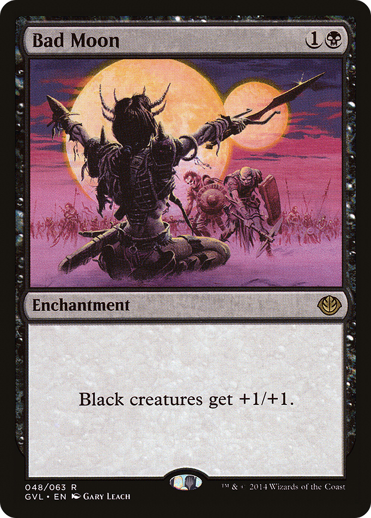 Bad Moon (Garruk vs. Liliana) [Duel Decks Anthology]-1