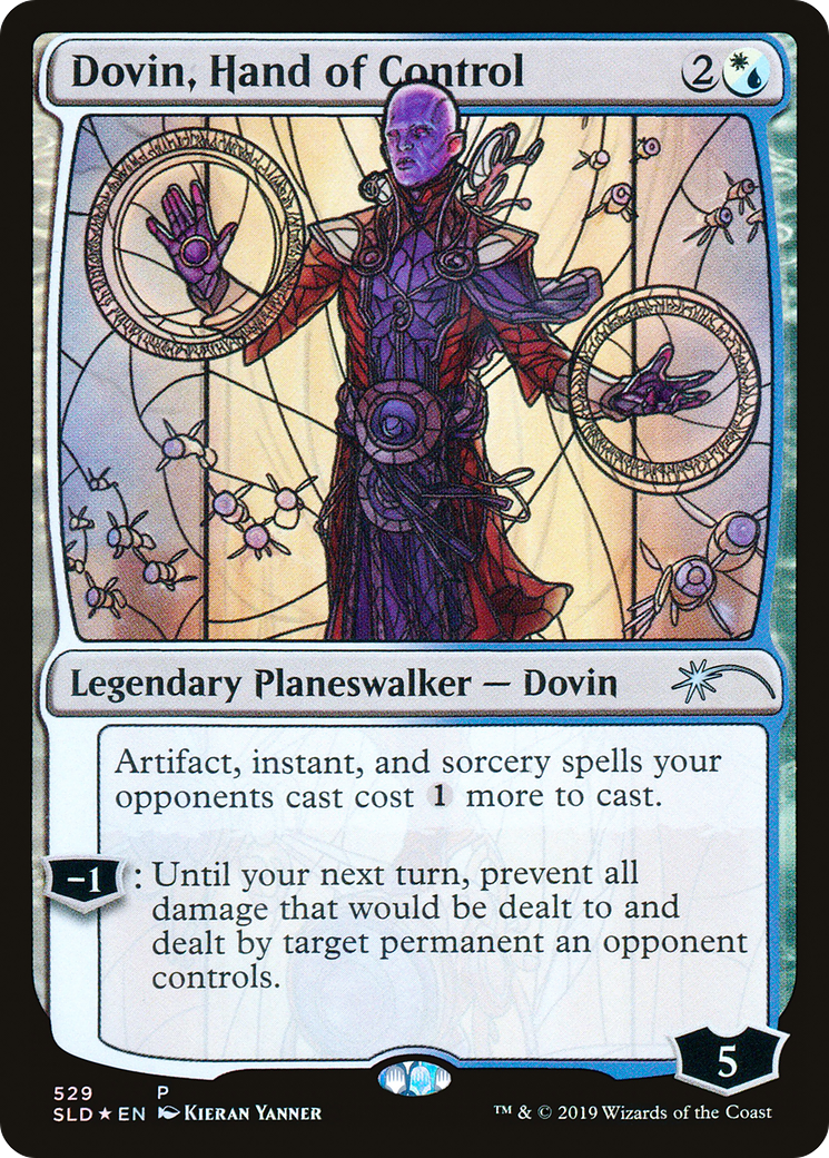 Dovin, Hand of Control (Stained Glass) [Secret Lair Drop Promos]-1
