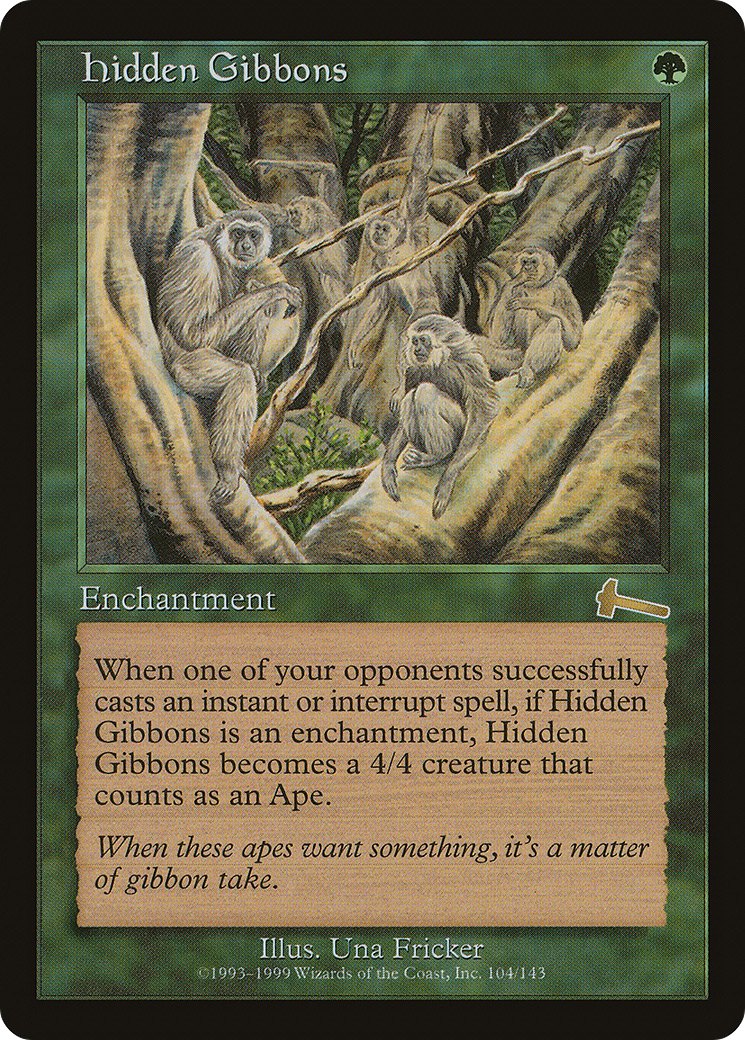 Hidden Gibbons [Urza's Legacy]-1