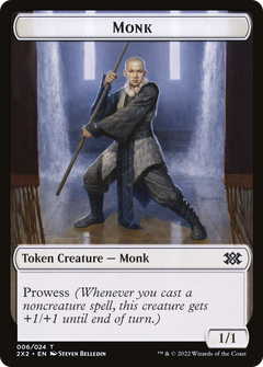 Monk (T2X2-006) - Double Masters 2022 Tokens-1