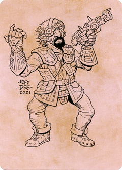 Jan Jansen, Chaos Crafter // Jan Jansen, Chaos Crafter (ACLB-066) - Battle for Baldur's Gate Art Series (Borderless)-1