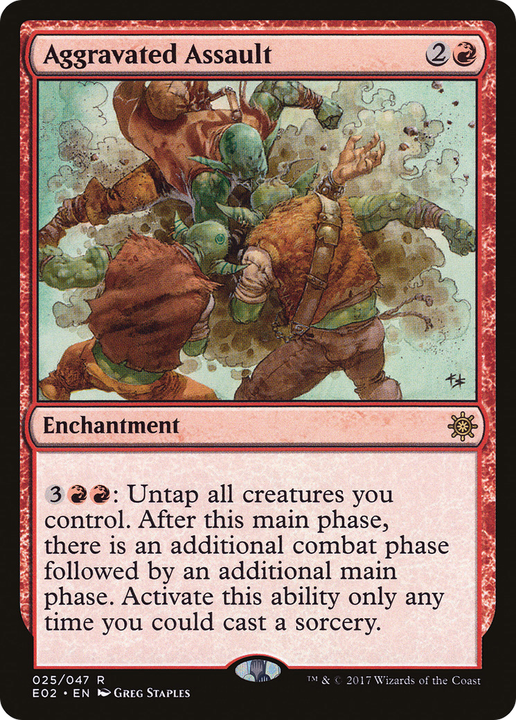 Aggravated Assault [Explorers of Ixalan]-1