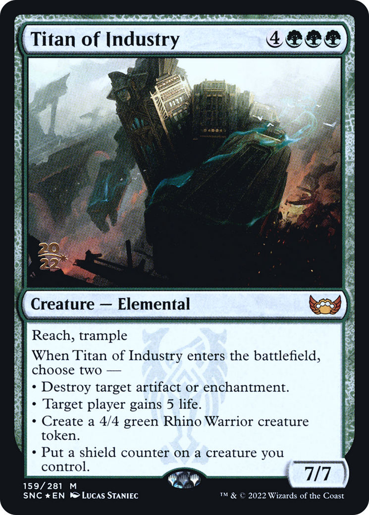 Titan of Industry [Streets of New Capenna Prerelease Promos]-1