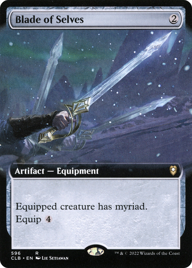 Blade of Selves (Extended Art) [Commander Legends: Battle for Baldur's Gate]-1