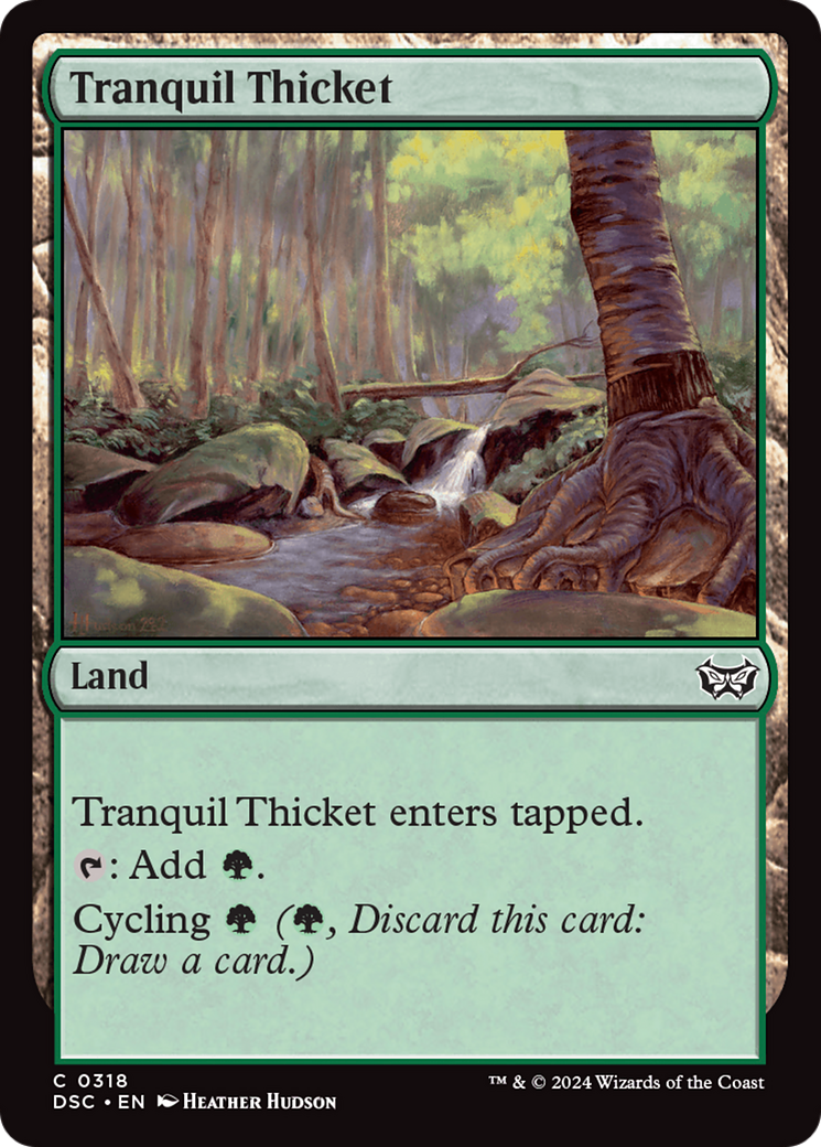 Tranquil Thicket [Duskmourn: House of Horror Commander]-1