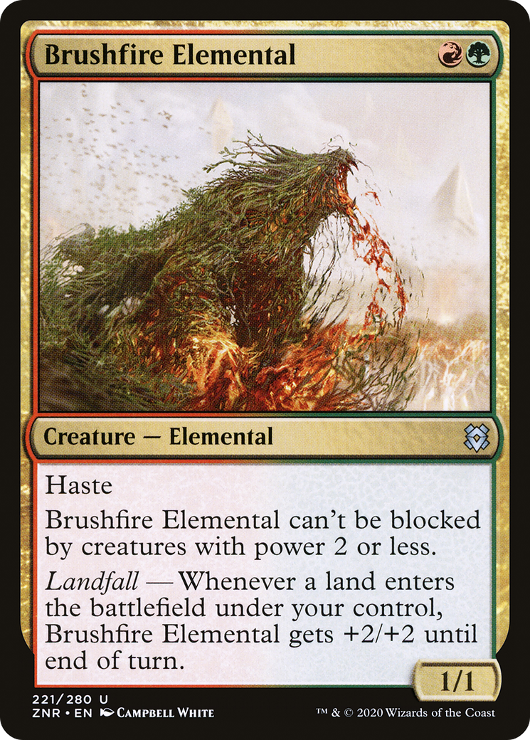 Brushfire Elemental [Zendikar Rising]-1